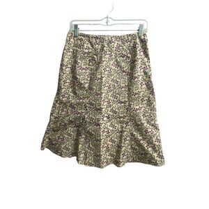 Vintage Y2K GAP Floral Midi Skirt‎ Size 2